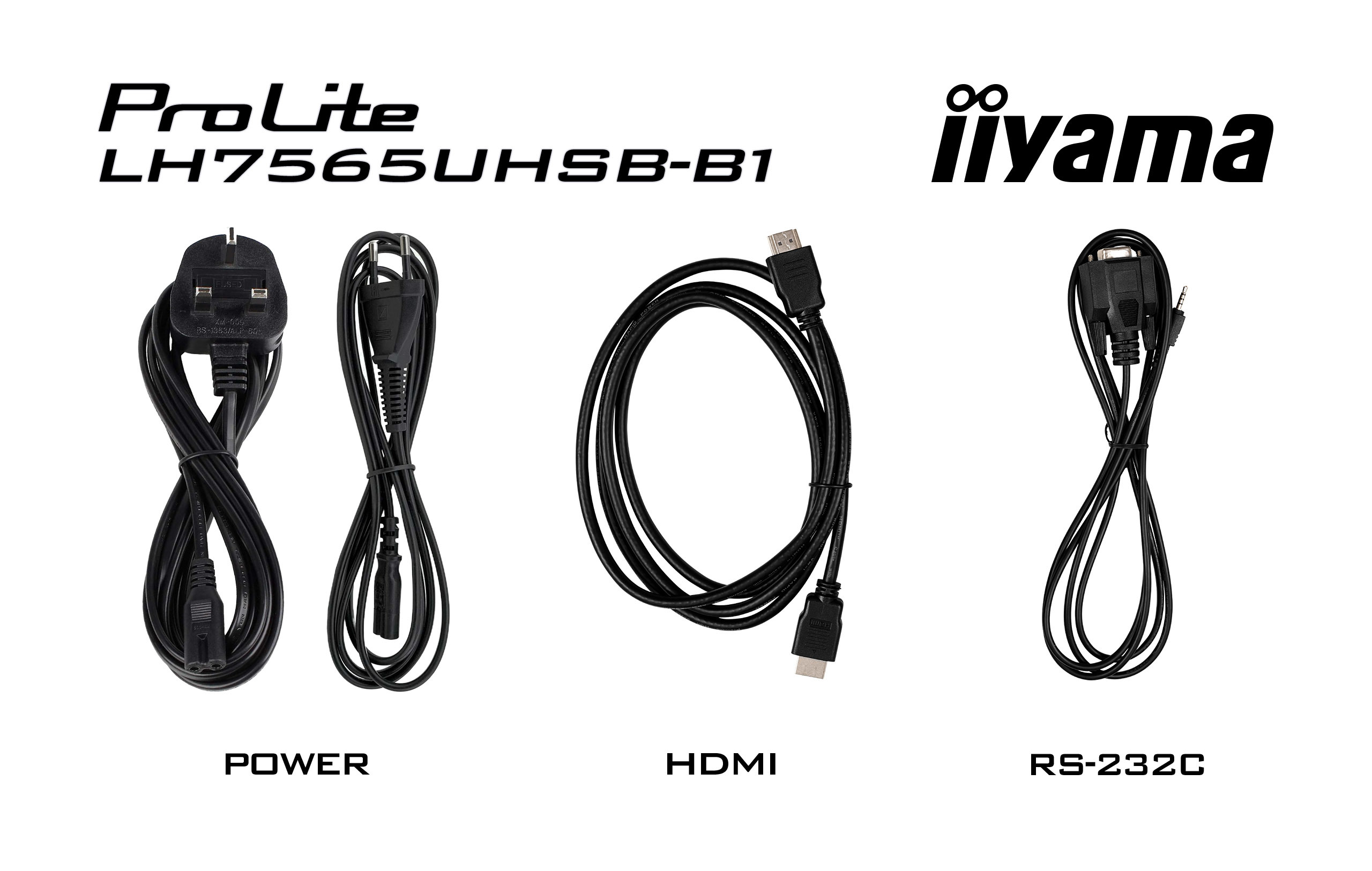 iiyama LH7565UHSB-B1 skilte display Kiosk design 189,2 cm (74.5") LED Wi-Fi 800 cd/m² 4K Ultra HD Sort Indbygget processer Android 11 24/7