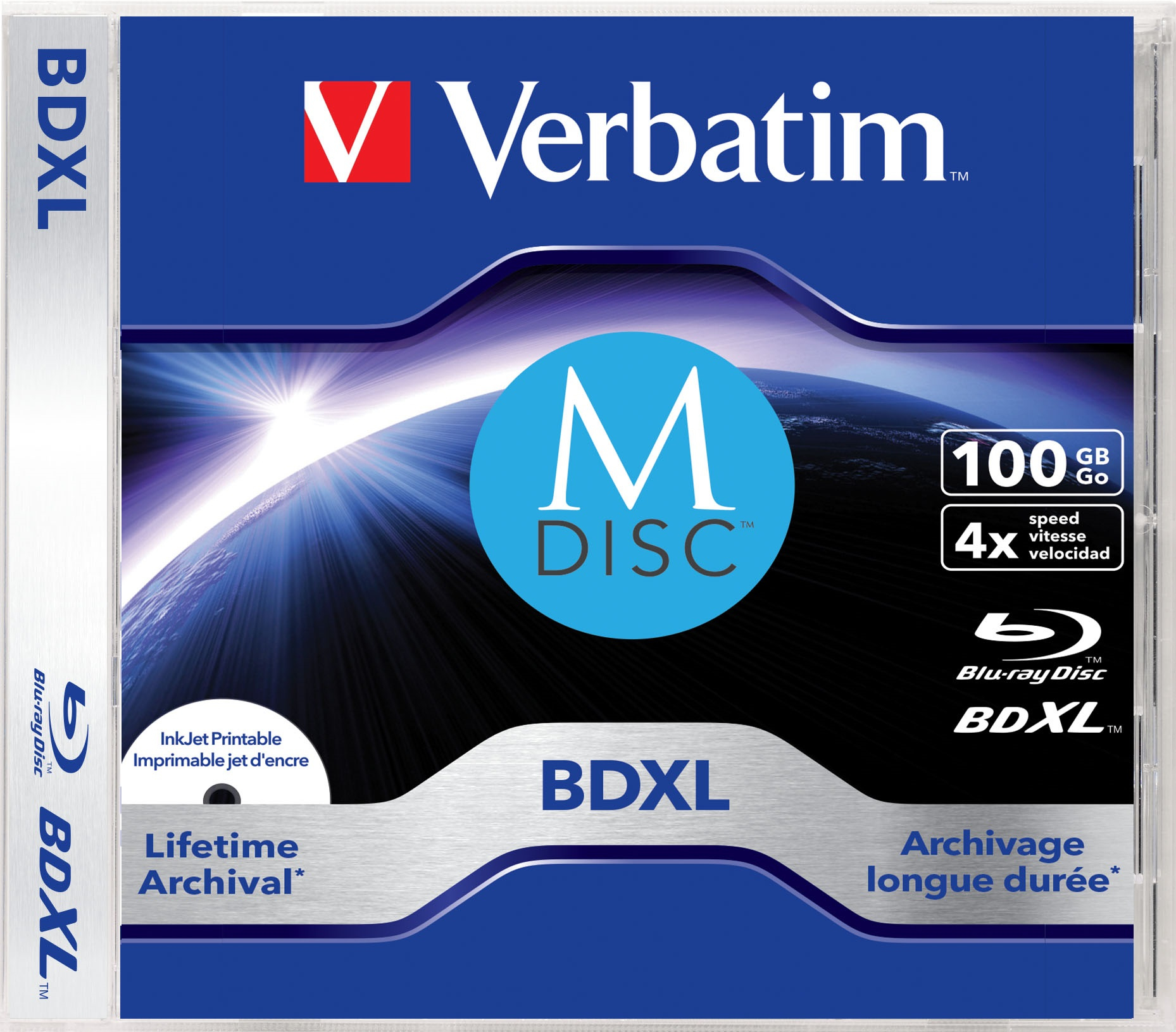 Verbatim 43833 blank Blu-ray disk BDXL 100 GB 1 stk