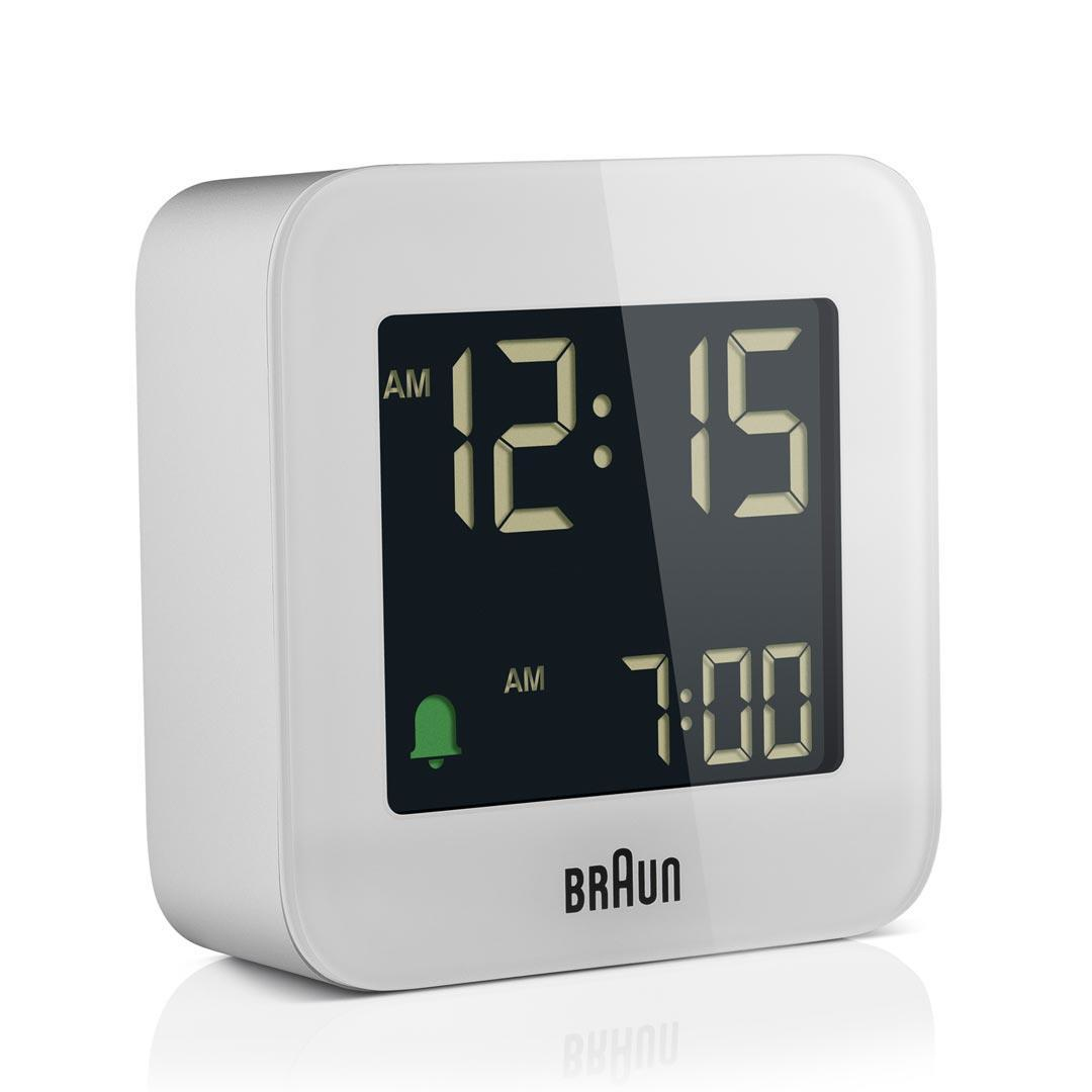 Braun BC08 Digital alarmur Hvid