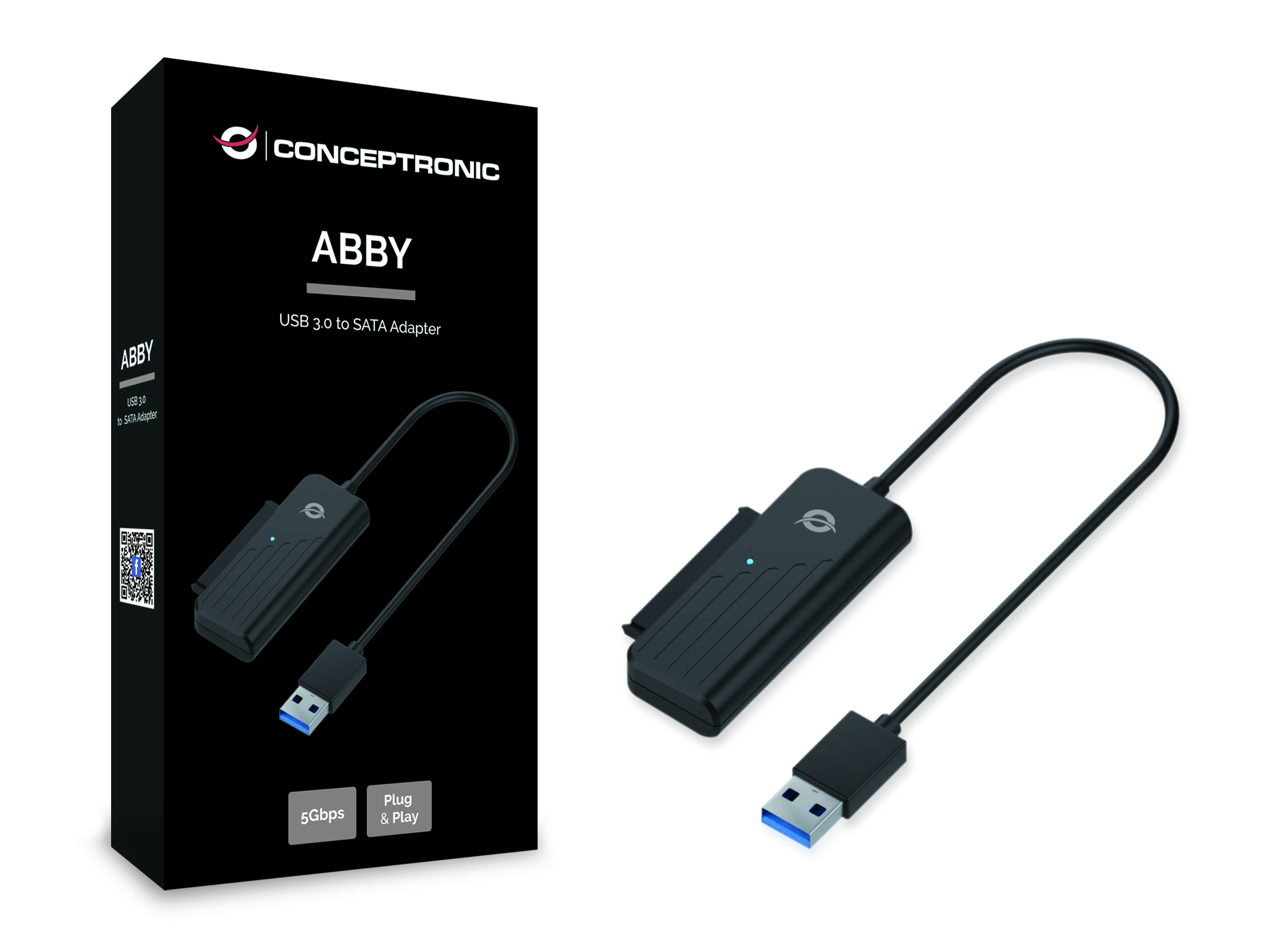 Conceptronic ABBY01B interface-kort/adapter