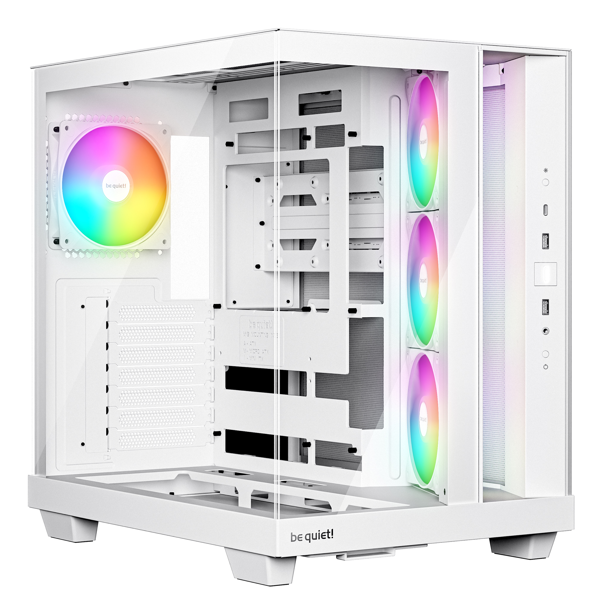 be quiet! Light Base 500 LX White Midi Tower Hvid