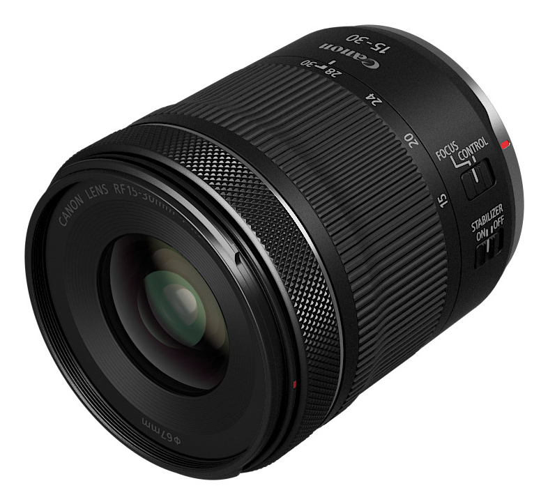 Canon RF 15-30 mm f4.5-6.3 IS STM MILC Ultra bredlinse Sort