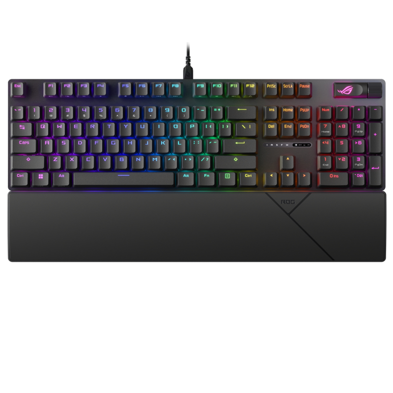 ASUS ROG Strix Scope II tastatur Spil RF trådløs + USB Sort