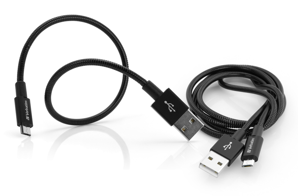Verbatim 48875 USB-kabel USB 3.2 Gen 1 (3.1 Gen 1) 1 m Micro-USB A USB A Sort