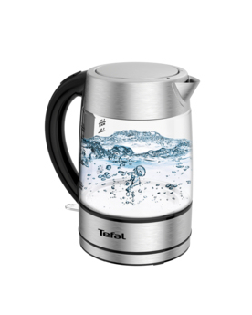 Tefal KI772D elkedel 1,7 L 2400 W Rustfrit stål, Transparent