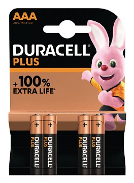Duracell Plus Engangsbatteri AAA Alkaline