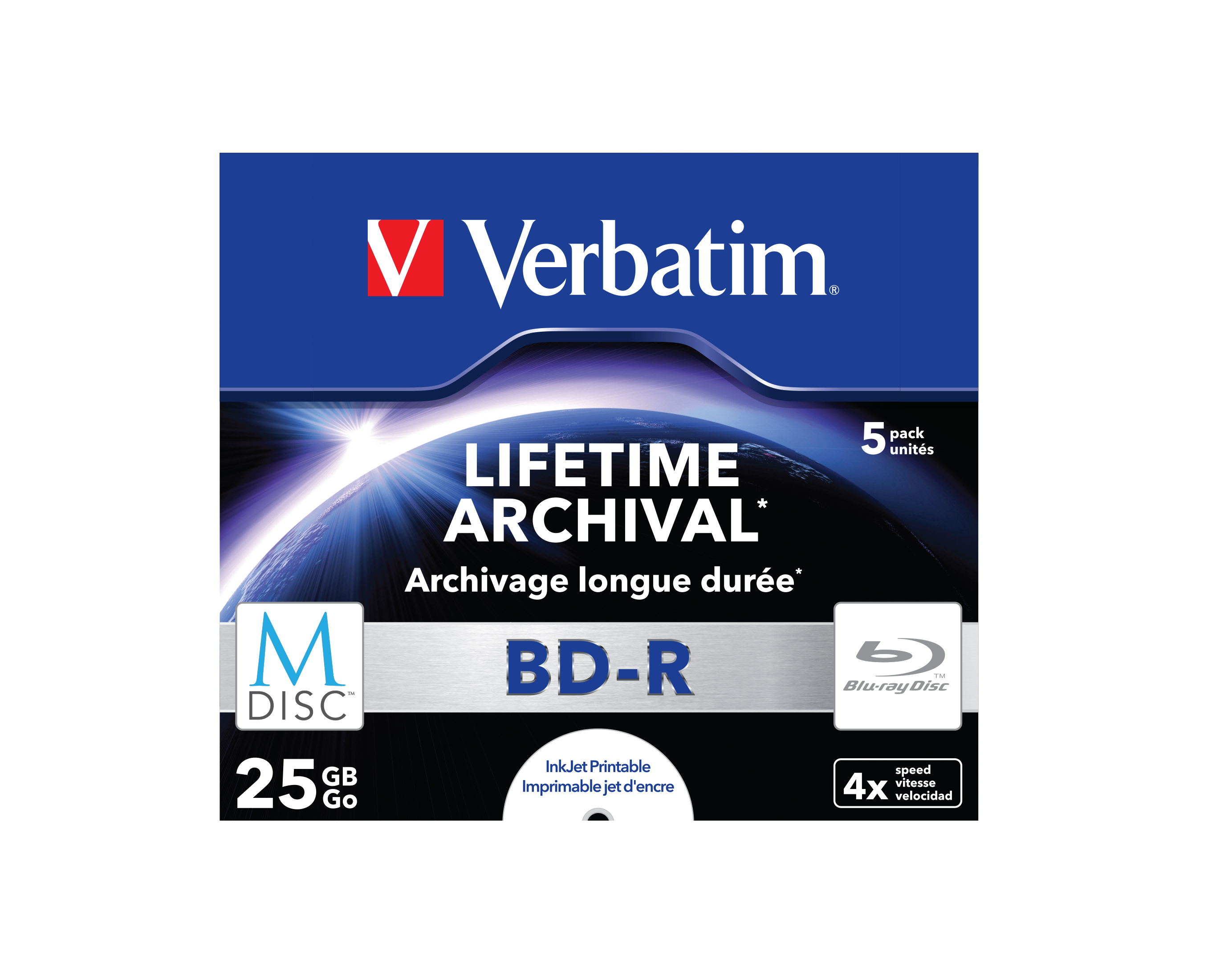 Verbatim M-Disc 4x BD-R 25 GB 5 stk