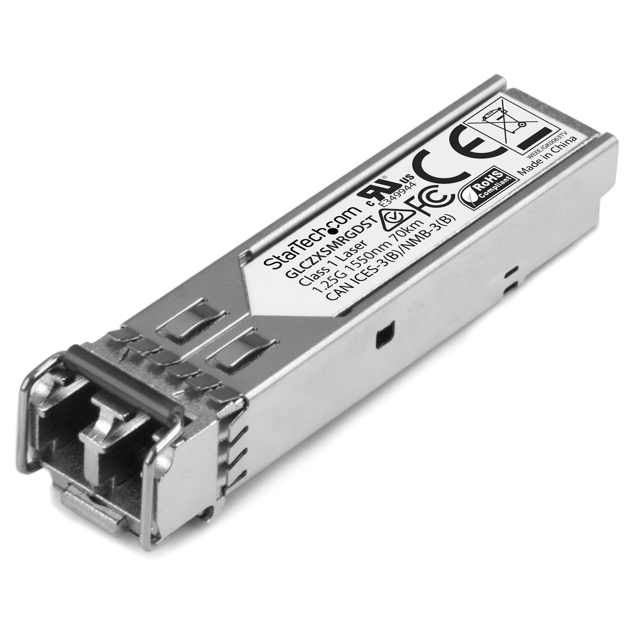 StarTech.com GLCZXSMRGDST modul til netværksmodtager Fiberoptisk 1250 Mbit/s SFP 1550 nm