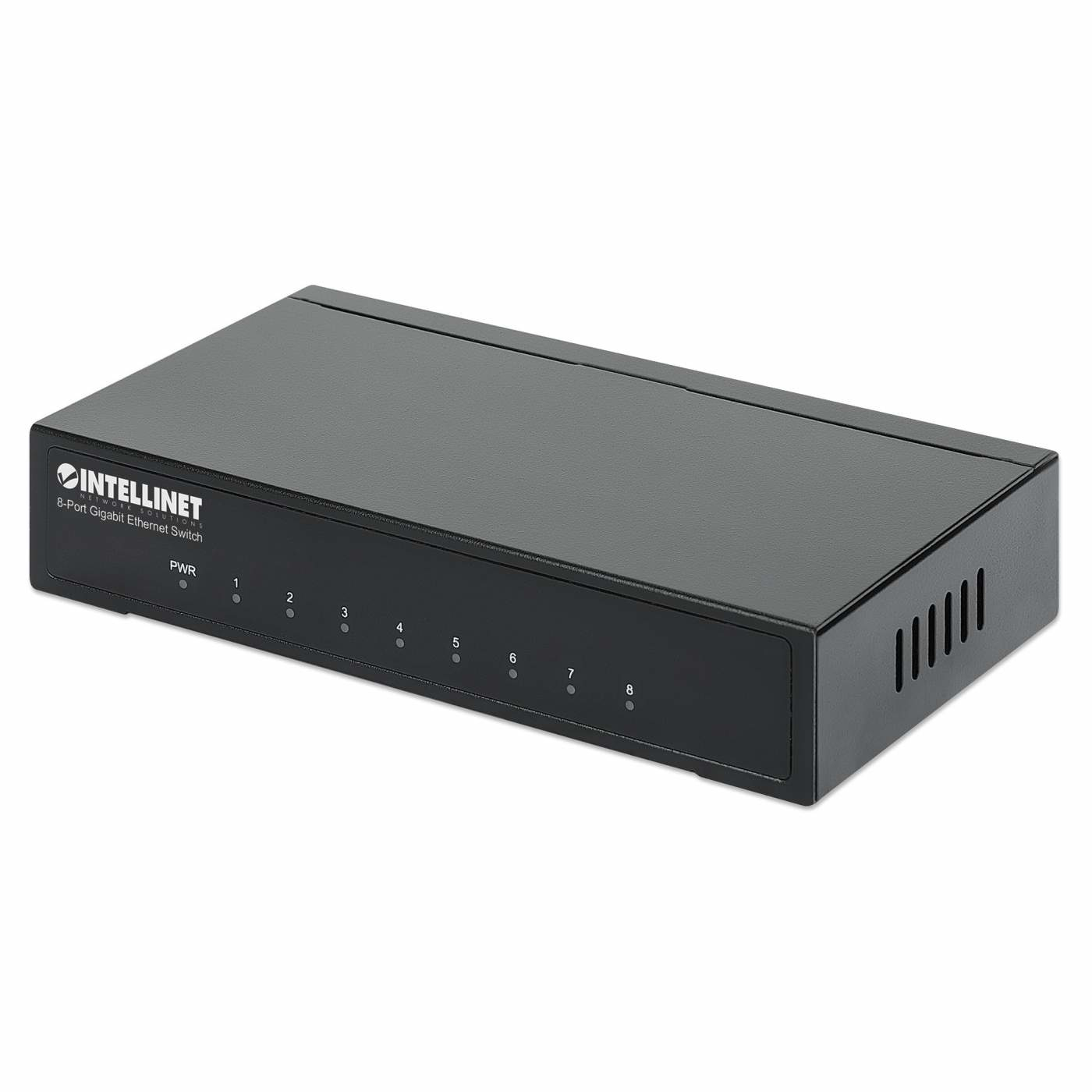 Intellinet 530347 netværksswitch Gigabit Ethernet (10/100/1000) Sort