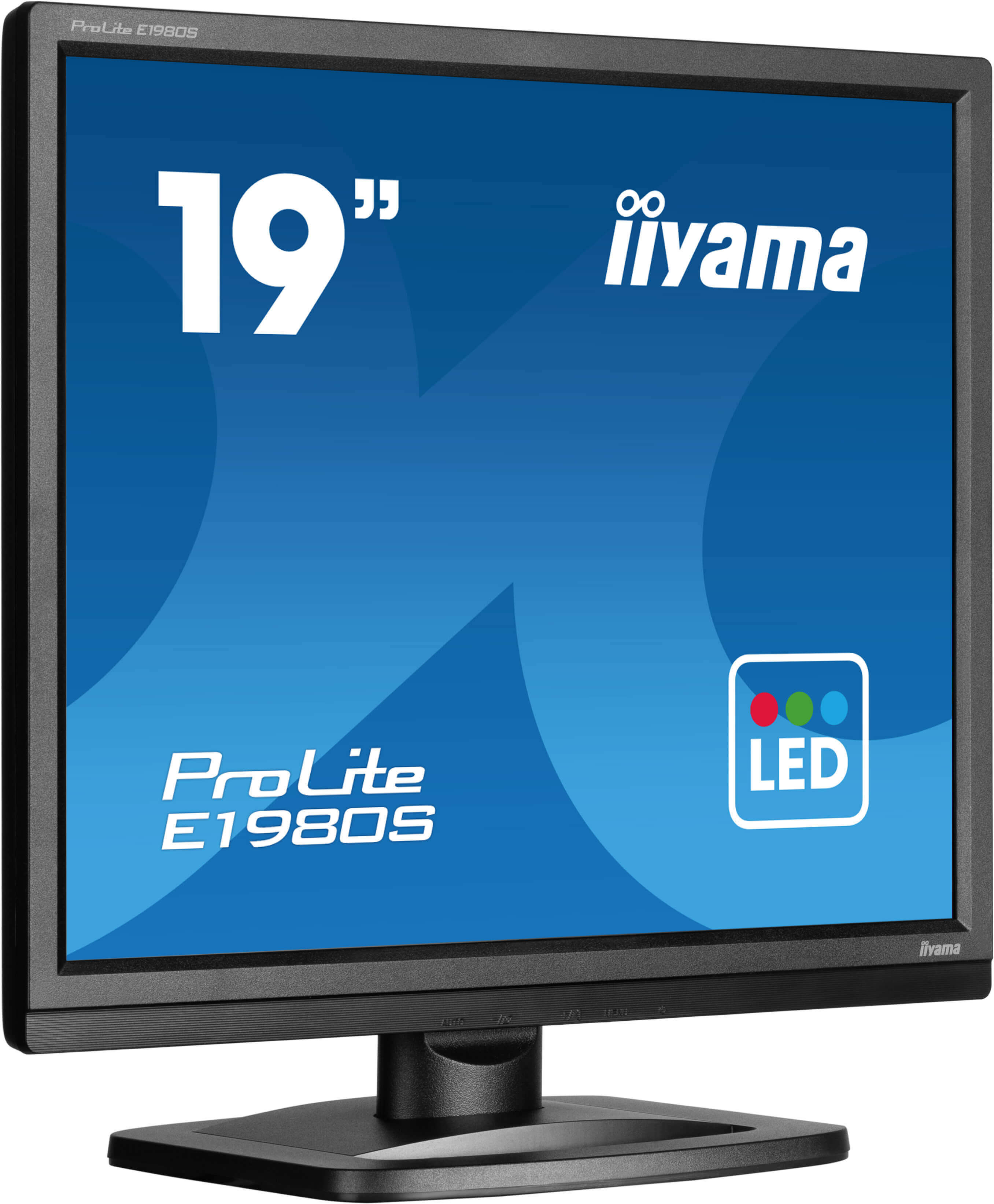 iiyama ProLite E1980S-B1 computerskærm 48,3 cm (19") 1280 x 1024 pixel VGA LED Sort