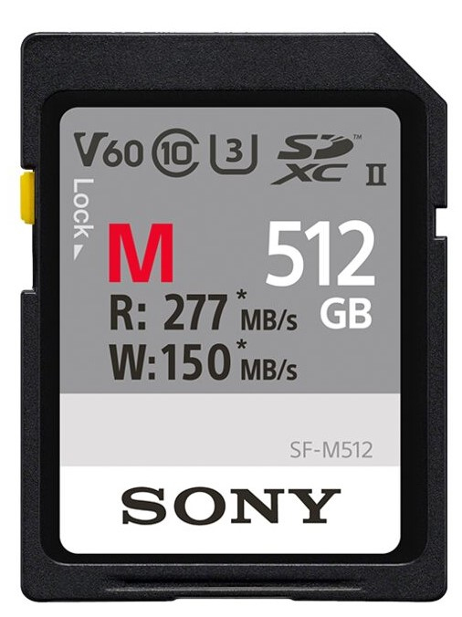 Sony SFM512/T2 hukommelseskort 512 GB SDXC UHS-II Klasse 10