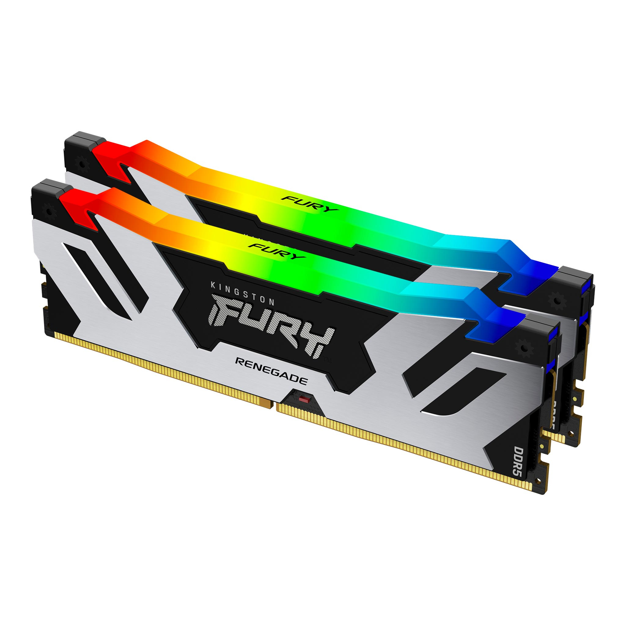 Kingston Technology FURY 64 GB 6400 MT/s DDR5 CL32 DIMM (sæt med 2) Renegade RGB XMP