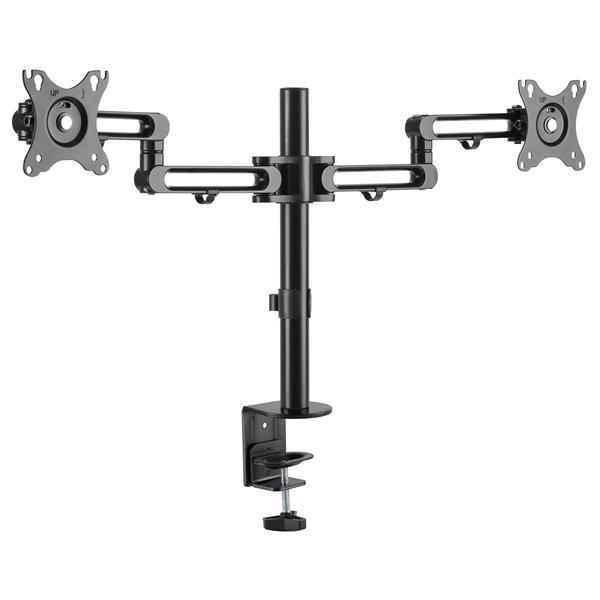 StarTech.com ARMDUAL3 skærmbeslag og -stativer 81,3 cm (32") Skrivebord Sort