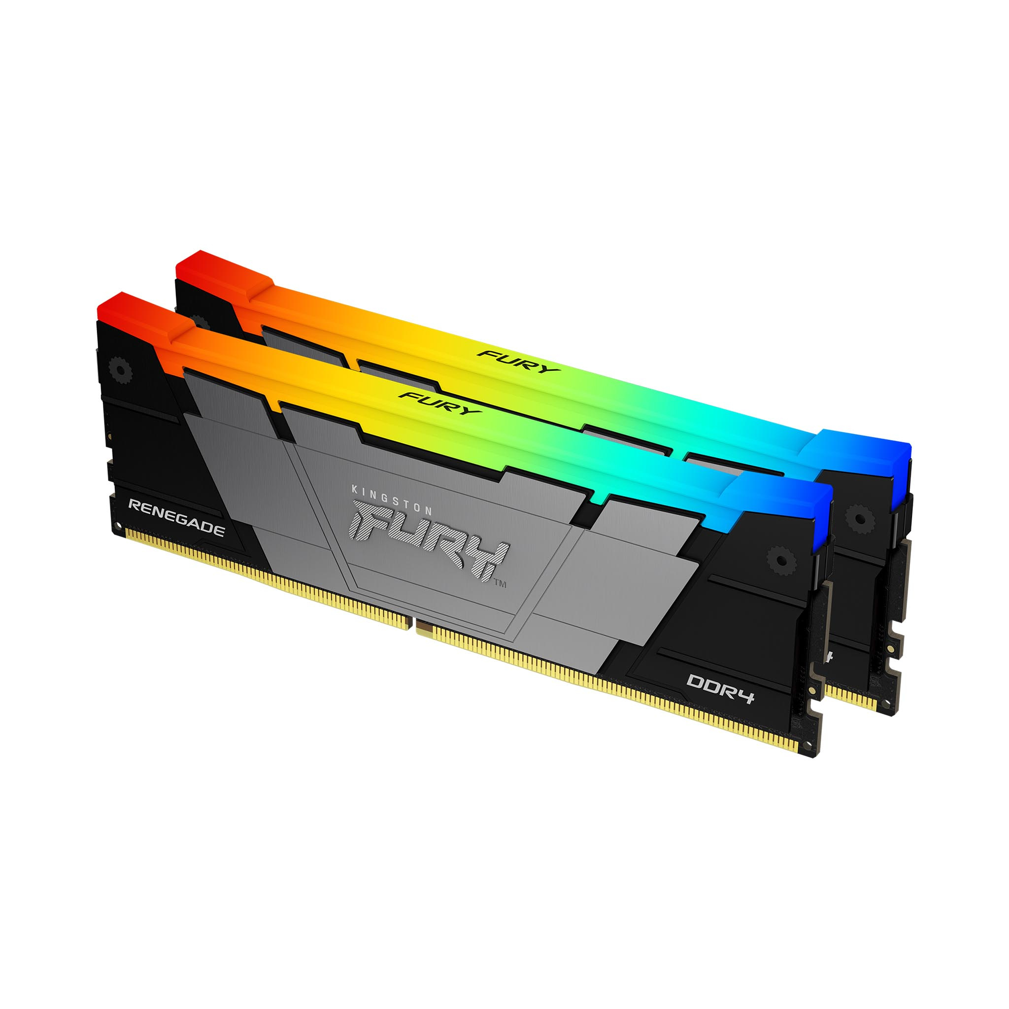 Kingston Technology FURY 32 GB 3600 MT/s DDR4 CL16 DIMM (sæt med 2) 1Gx8 Renegade RGB
