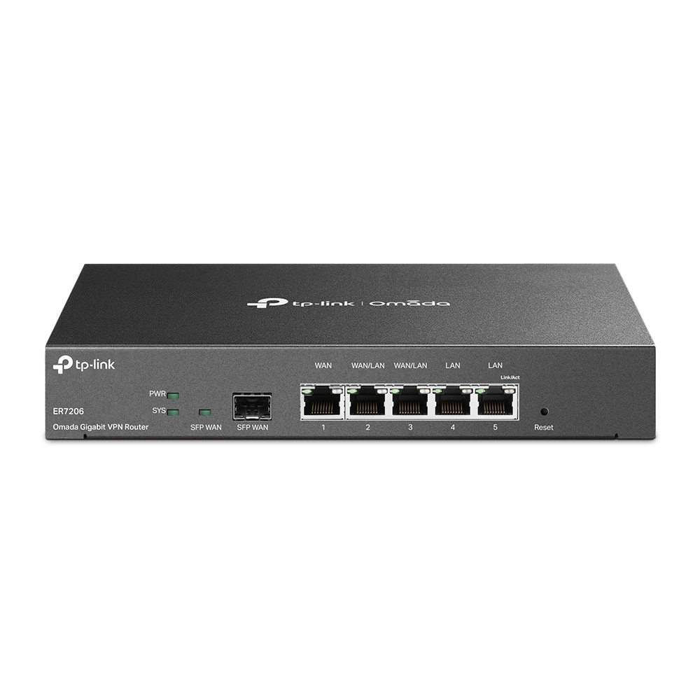 TP-Link TL-ER7206 kabelforbundet router Gigabit Ethernet Sort