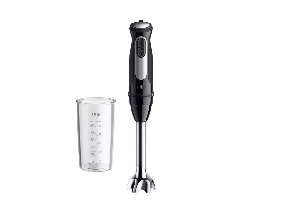 Braun MultiQuick 5 Pro 0,6 L Nedsænkning blender 1000 W Sort, Sølv