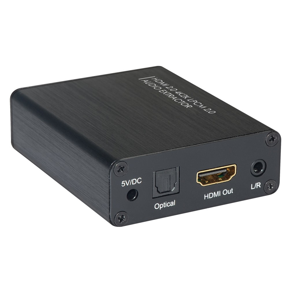 Techly IDATA HDMI-EA4K lydkonverteringsprogram Sort