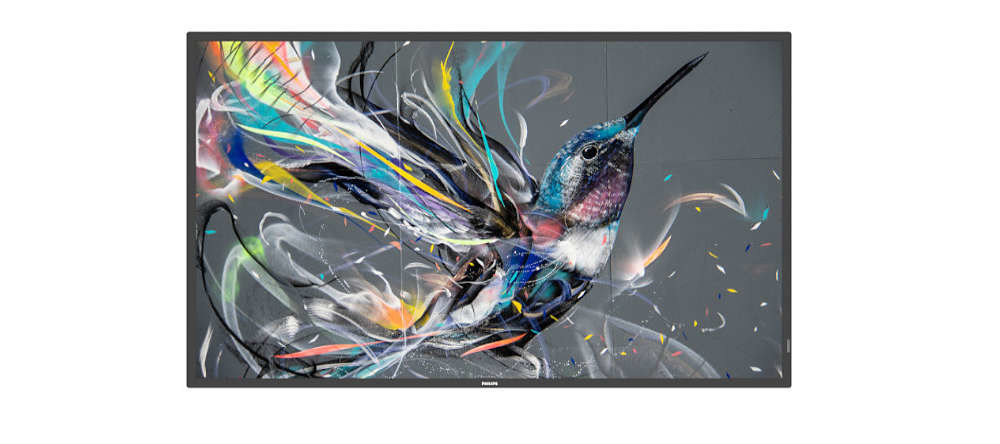 Philips Signage Solutions Q-Line Digital fladpaneldisplay 139,7 cm (55") IPS 400 cd/m² 4K Ultra HD Sort