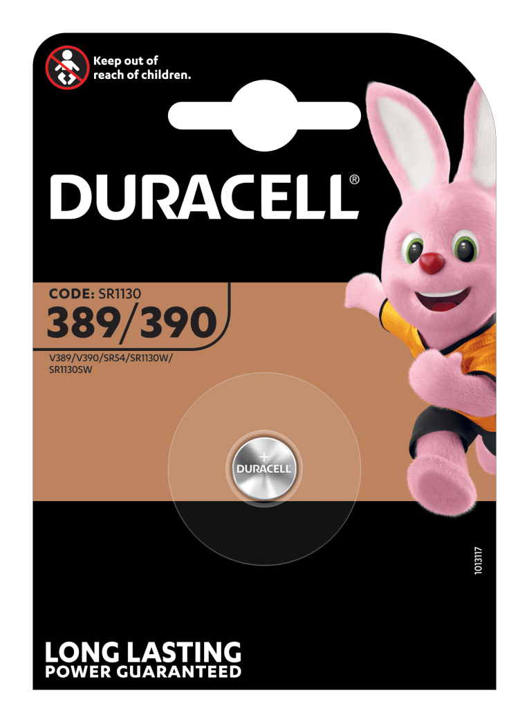 Duracell 389/390 Engangsbatteri Sølvoxid (S)