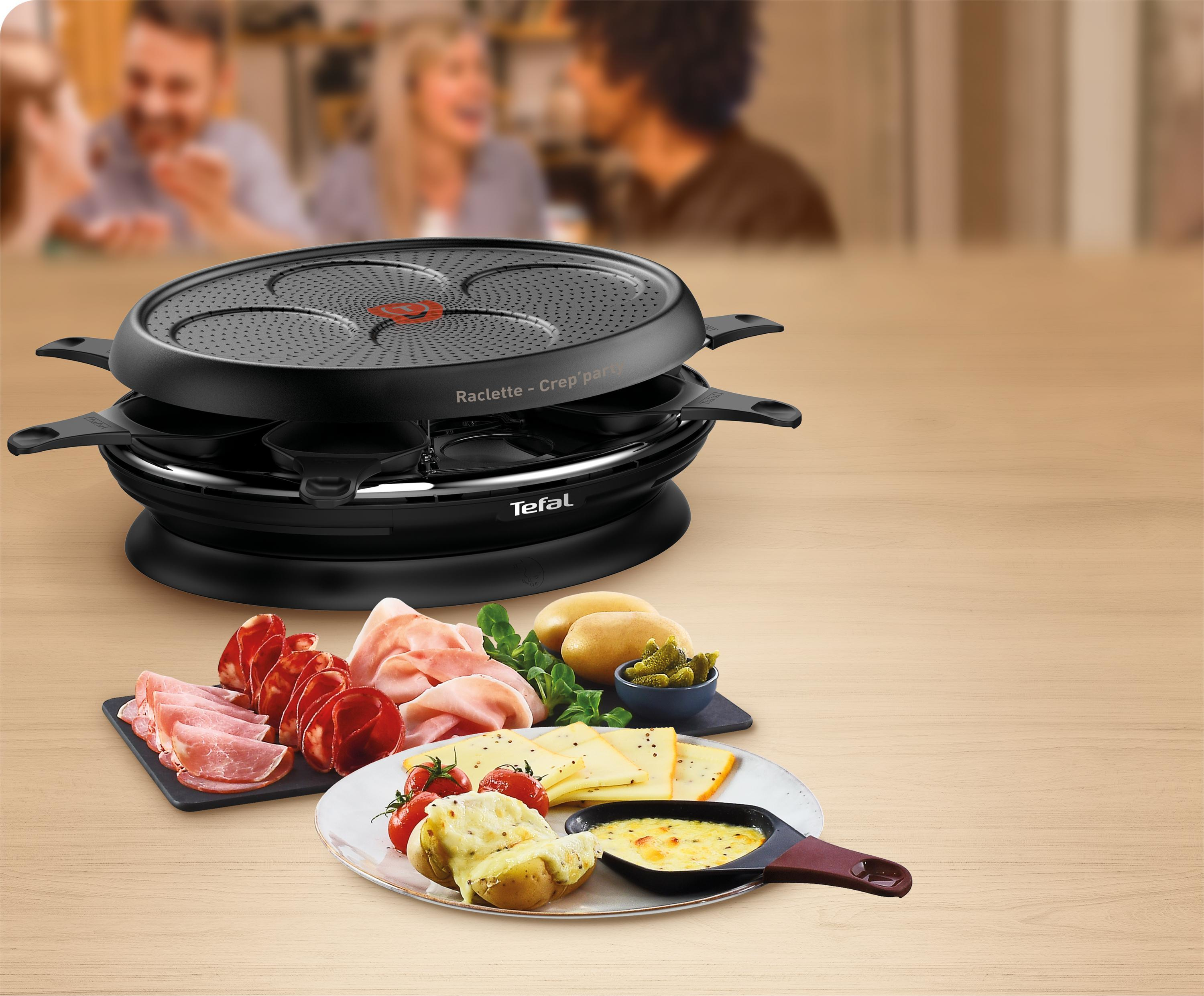 Tefal Store'Inn RE320812 raclette grill 8 person(er) 1050 W Sort
