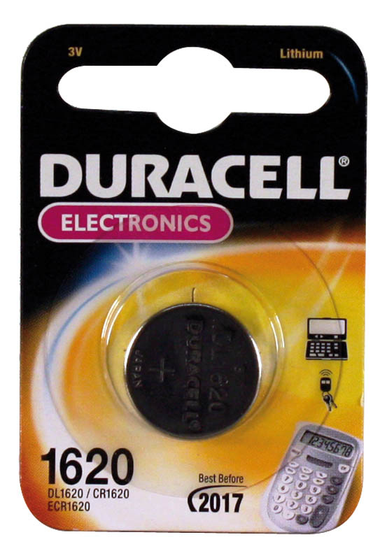 Duracell CR1620 3V Engangsbatteri Lithium