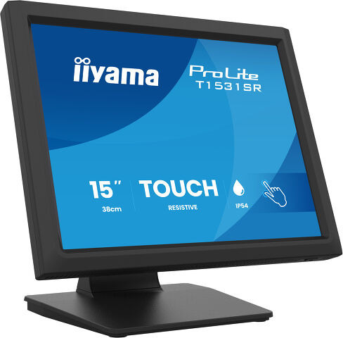iiyama ProLite T1531SR-B2S computerskærm 38,1 cm (15") 1024 x 768 pixel XGA Berøringsskærm Bordplade Sort