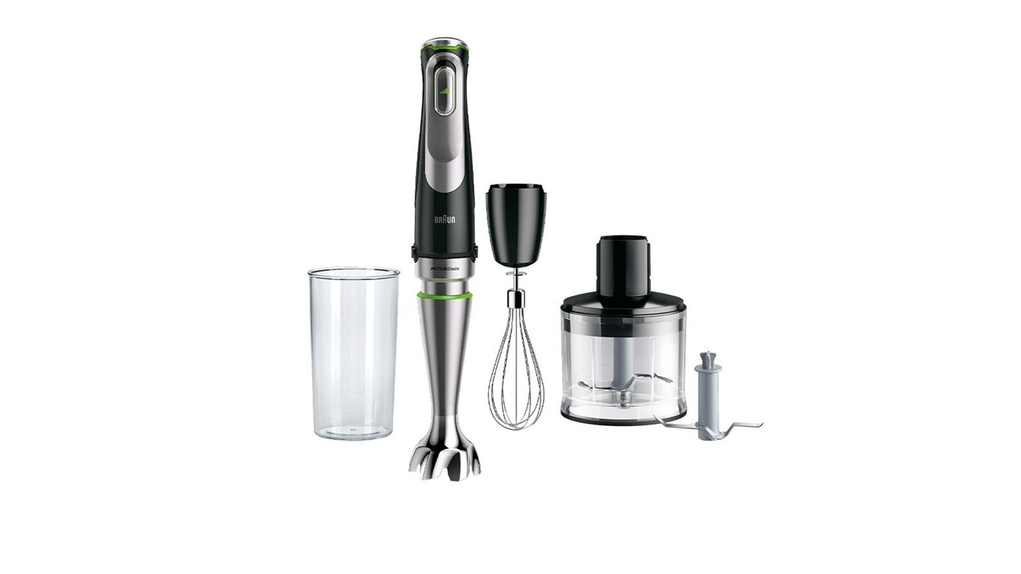 Braun MultiQuick 9 MQ 9135XI 0,6 L Nedsænkning blender 1200 W Sort, Rustfrit stål