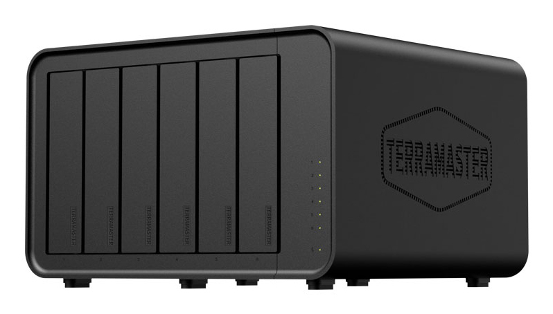 TerraMaster F6-424 MAX NAS & lagringsserver Desktop Intel® Core™ i5 i5-1235U 8 GB DDR5 Sort