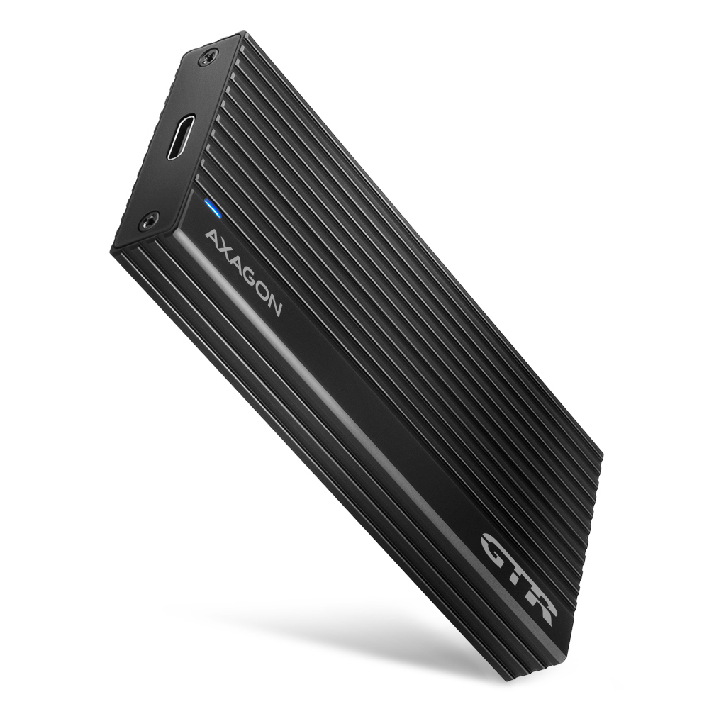 Axagon EEM2-GTR drevkabinet SSD kabinet Sort M.2