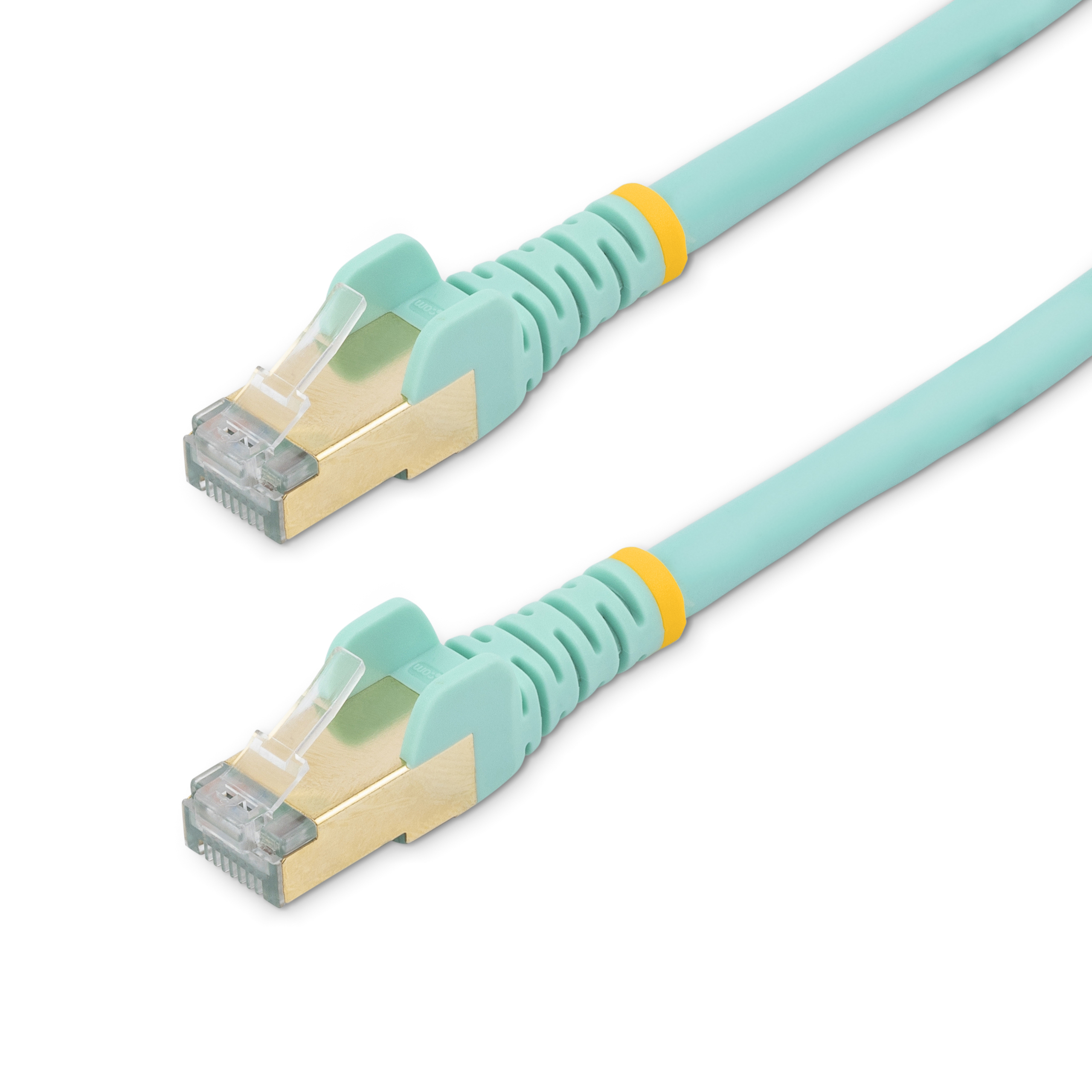 StarTech.com 6ASPAT50CMAQ netværkskabel Turkis 0,5 m Cat6a U/FTP (STP)