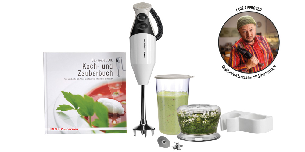 ESGE M 160 G Gourmet 0,6 L Nedsænkning blender 160 W Anthracit, Hvid