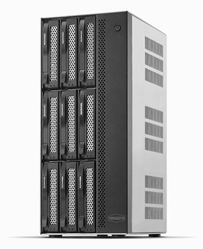 TerraMaster T9-500 PRO NAS & lagringsserver Desktop Intel® Core™ i7 16 GB DDR5 0 TB Grå