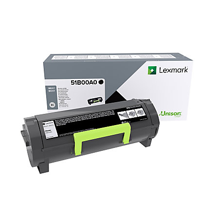 Lexmark 51B00A0 tonerpatron 1 stk Original Sort