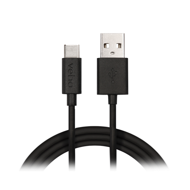 Veho VCL-003-C-1M USB-kabel USB A USB C Sort
