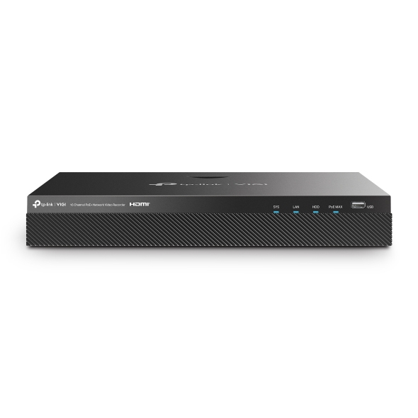 TP-Link VIGI NVR2016H-16MP Netværk videooptager (NVR) Sort