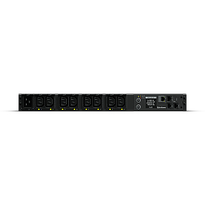 CyberPower PDU41005 strømforsyningsenhed (PDU) 8 AC stikkontakt(er) 1U Sort