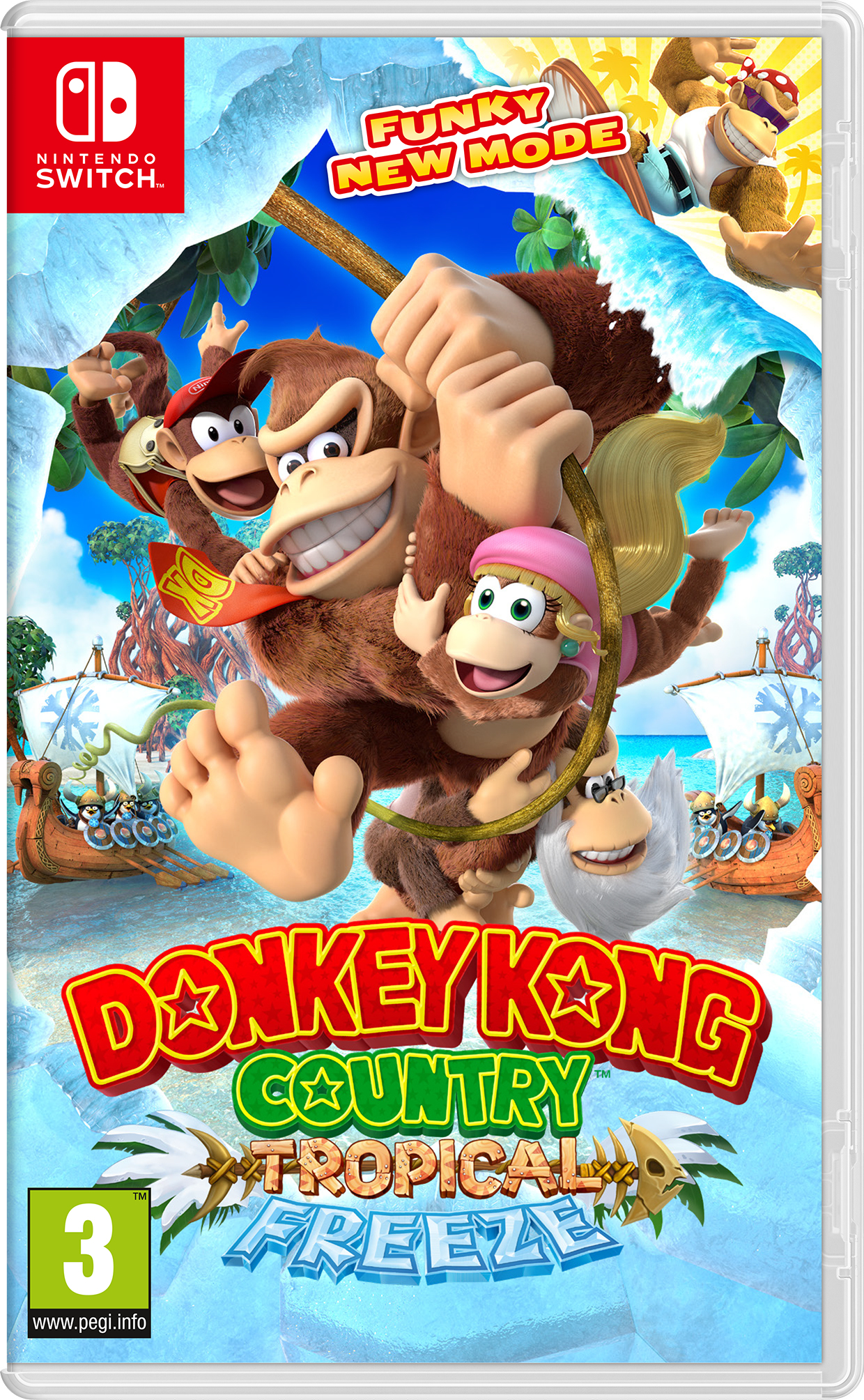 Nintendo Donkey Kong Country: Tropical Freeze Standard Flersproget Nintendo Switch