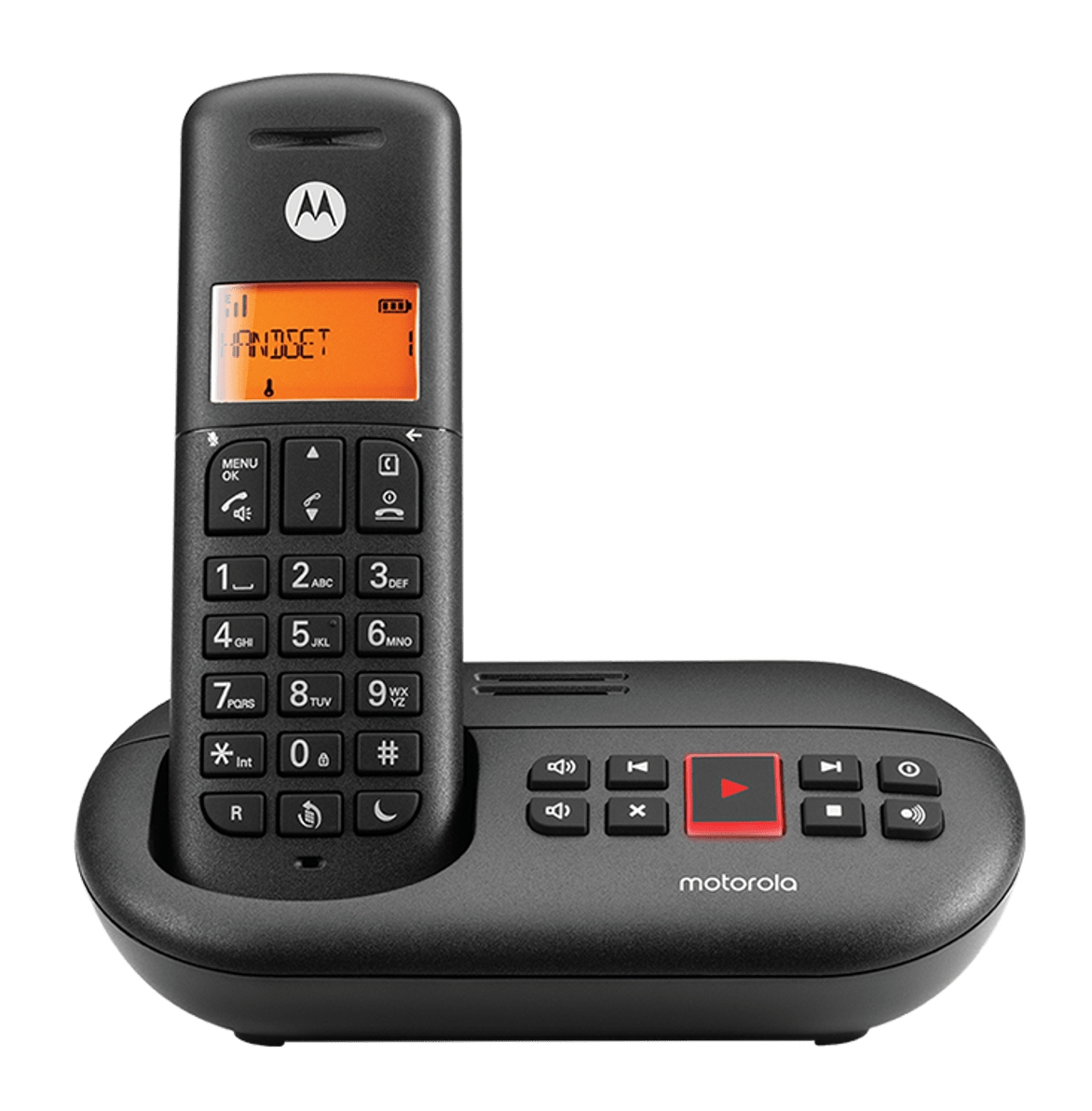 Motorola E211 DECT telefon Nummervisning Sort