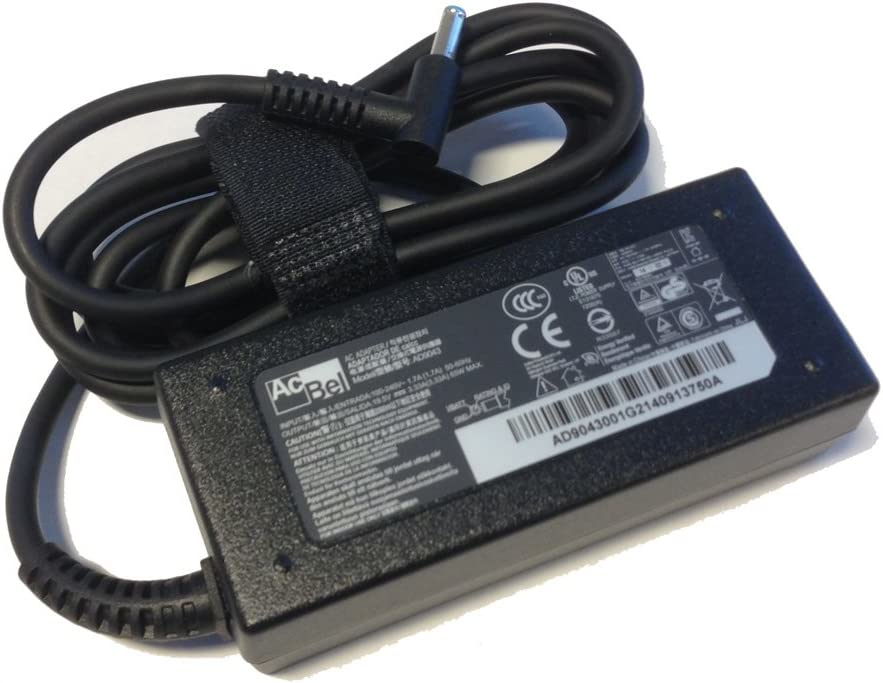 HP AC Adapter 65W Smart strømadapter og vekselret Sort