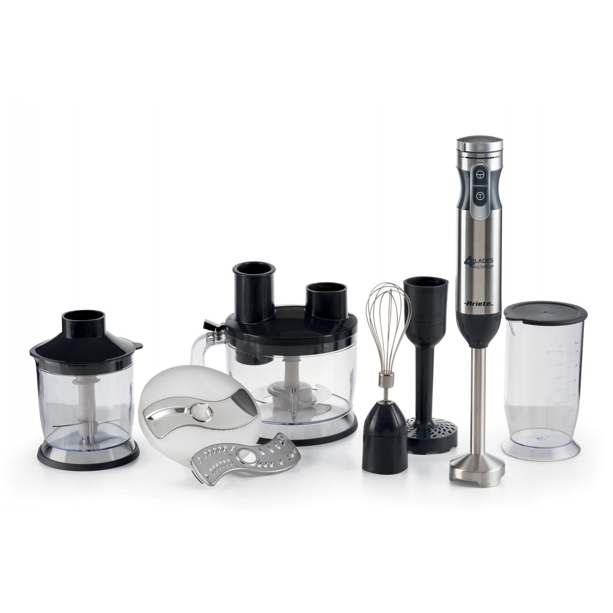 Ariete 0898/11 0,7 L Nedsænkning blender 1000 W Sort, Rustfrit stål