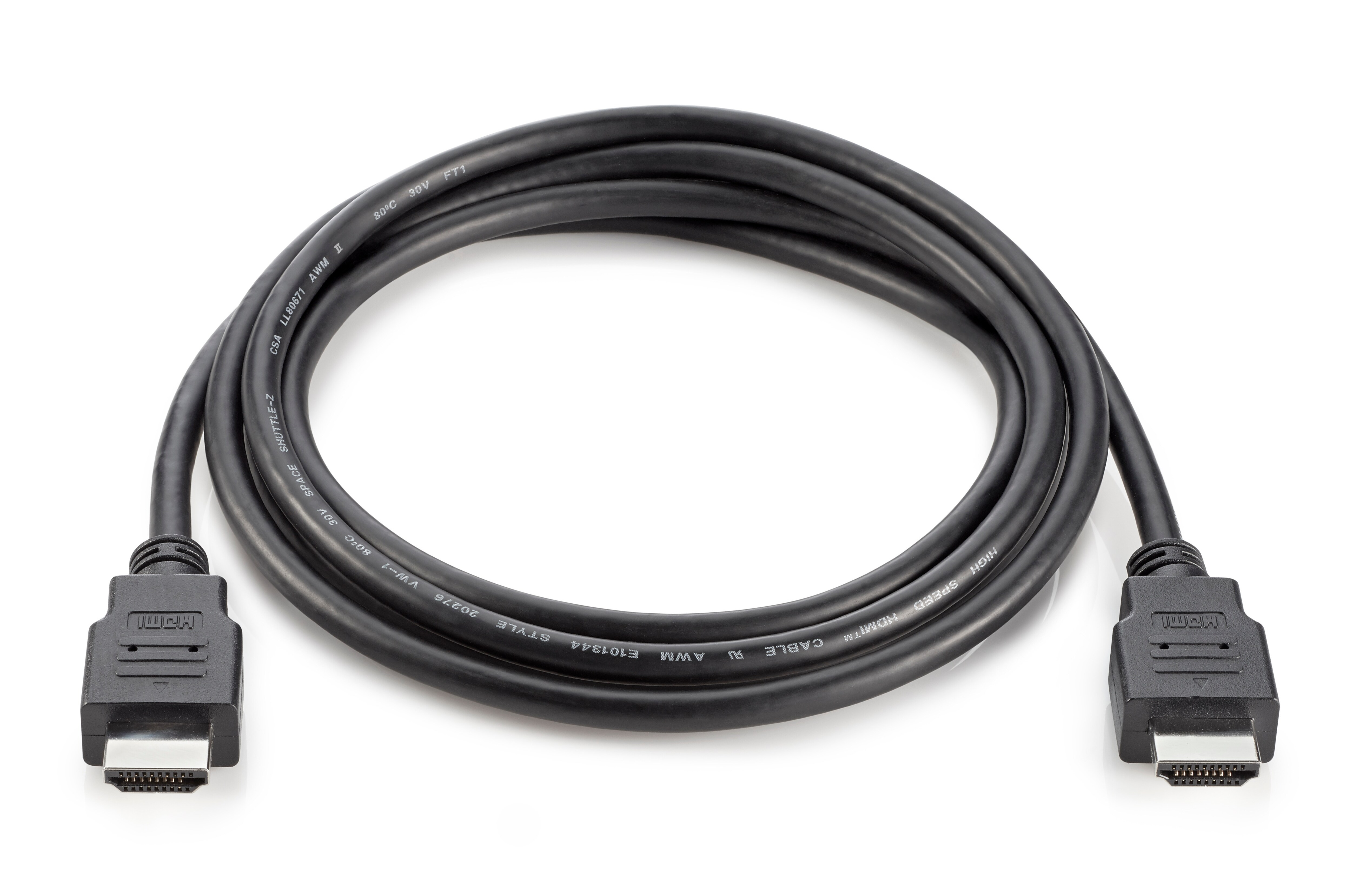 HP HDMI Standard Cable HDMI-kabel 1,8 m HDMI Type A (Standard) Sort