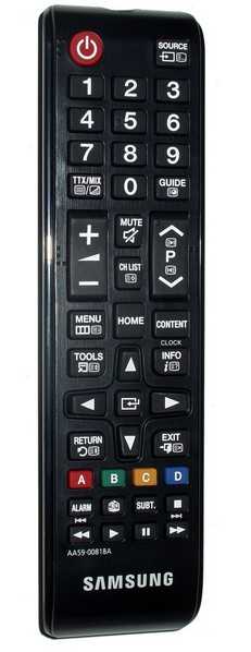 Samsung AA59-00818A fjernbetjening IR trådløs TV Tryk på knapper