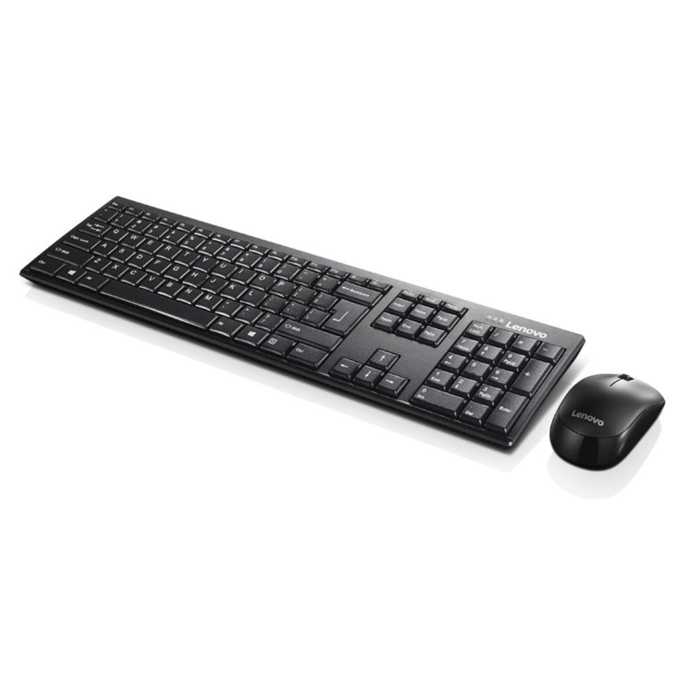Lenovo GX30L66303 tastatur Mus inkluderet Universel QWERTY US engelsk Sort