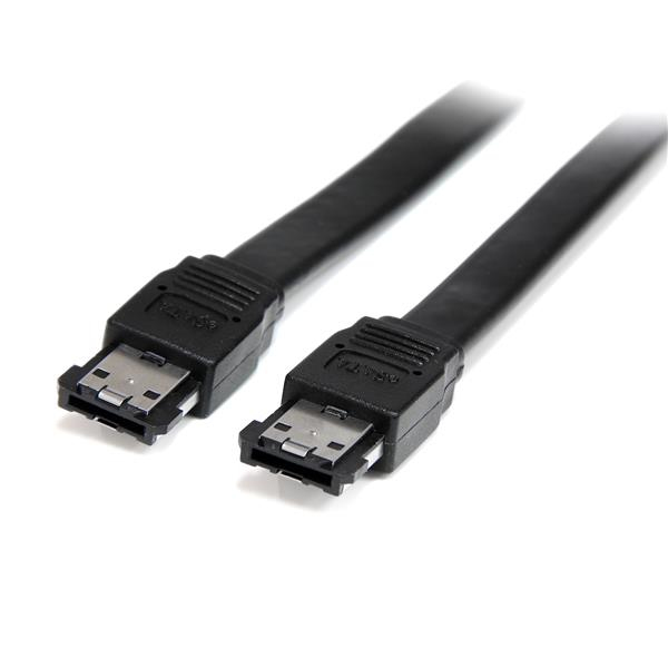 StarTech.com ESATA3 SATA-kabel 0,9 m eSATA Sort