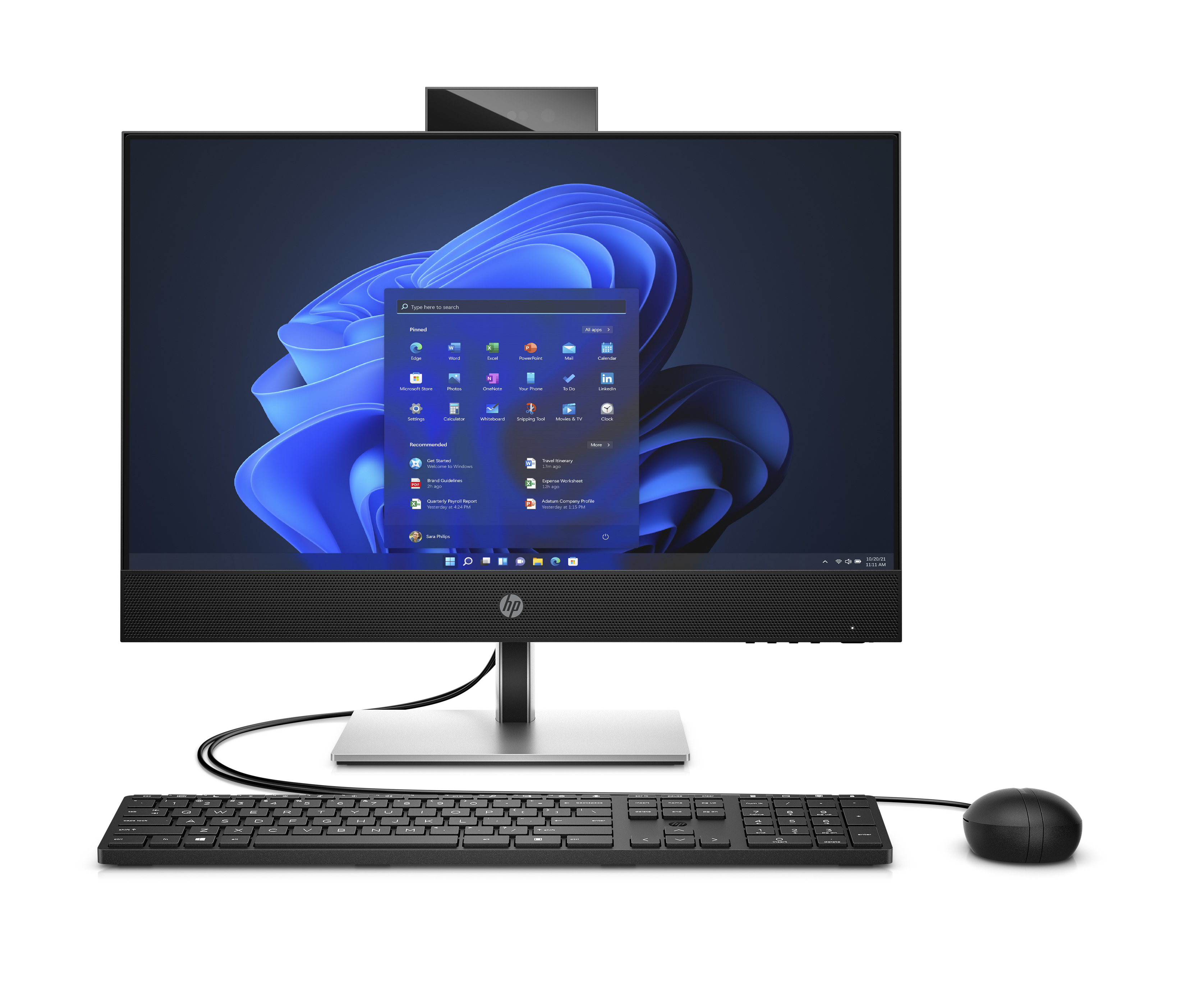 HP ProOne 440 G9 Intel® Core™ i5 i5-13500T 60,5 cm (23.8") 1920 x 1080 pixel All-in-One PC 16 GB DDR4-SDRAM 512 GB SSD Windows 11 Pro Wi-Fi 6E (802.11ax) Sort, Sølv