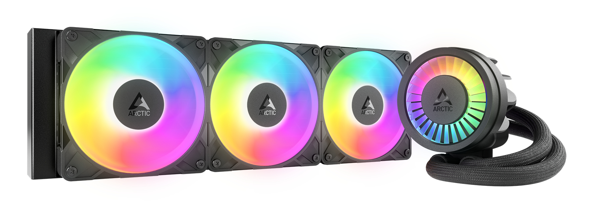 ARCTIC Liquid Freezer III Pro 360 A-RGB Processor Væskekølingssæt 12 cm Sort 1 stk