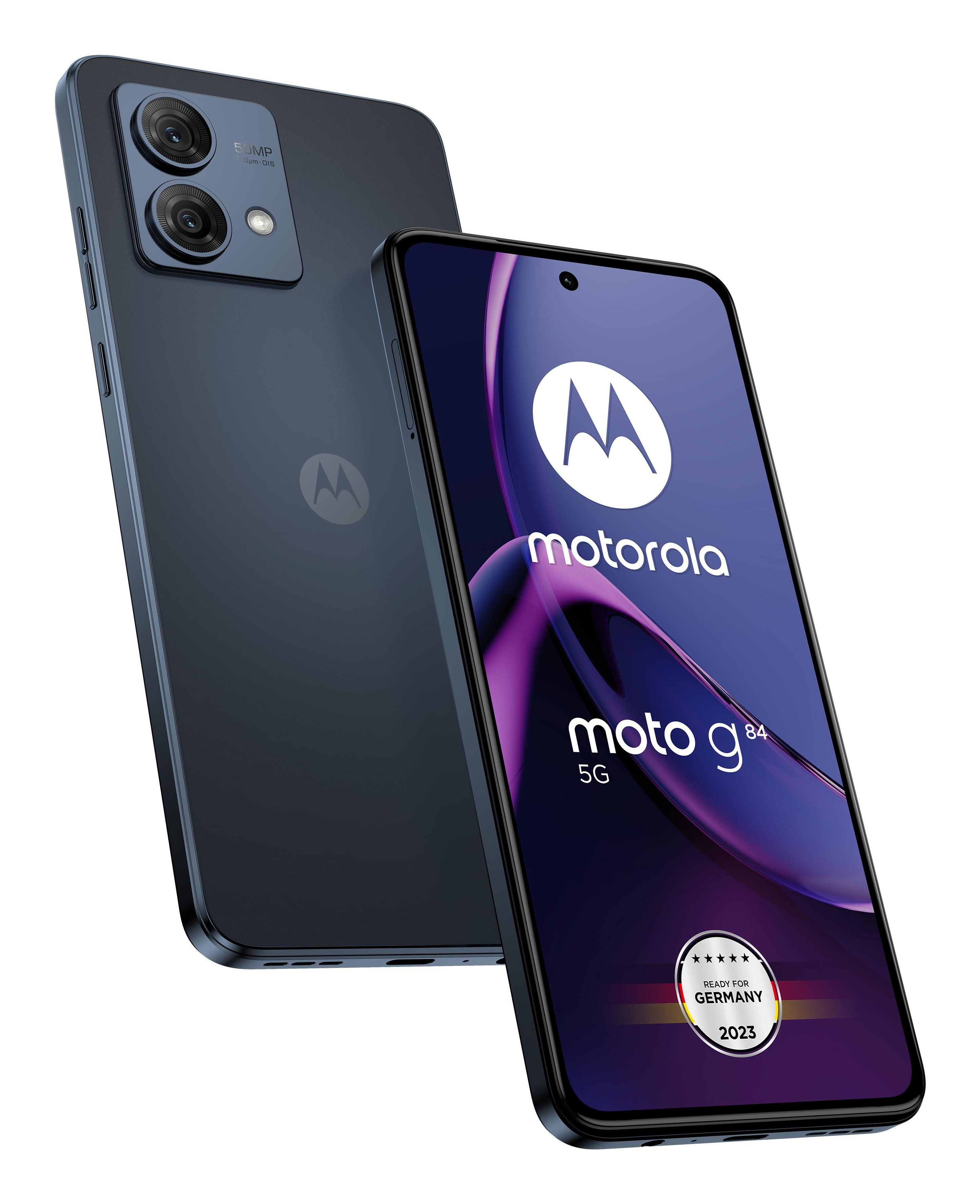 Motorola Moto G Moto G84 16,6 cm (6.55") Hybrid Dual SIM Android 13 5G USB Type-C 12 GB 256 GB 5000 mAh Blå